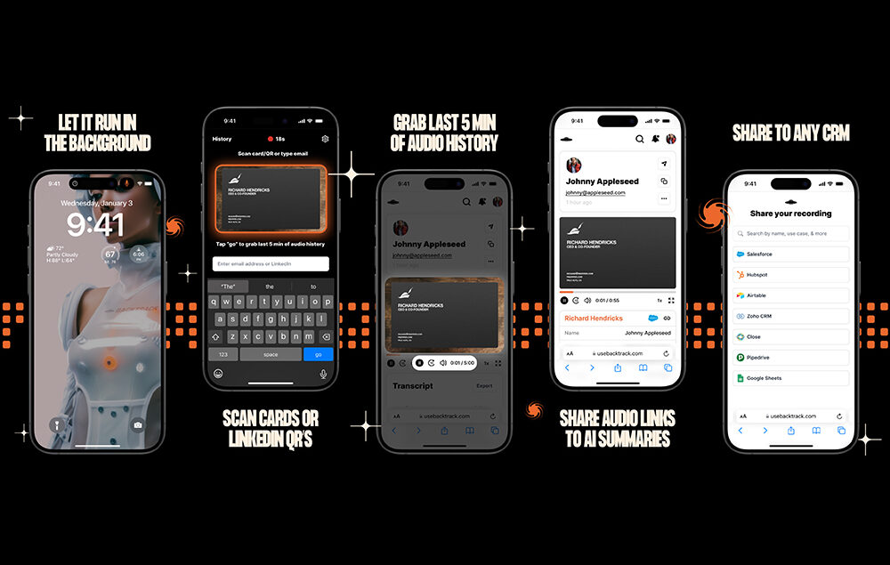 Backtrack iOS Screenshot Overview