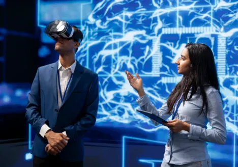 Experiencias inmersivas con realidad virtual aplicadas al marketing y los medios publicitarios para captar audiencias y generar impacto en eventos y activaciones de marca.