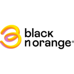 Black & Orange logo 1080x1080