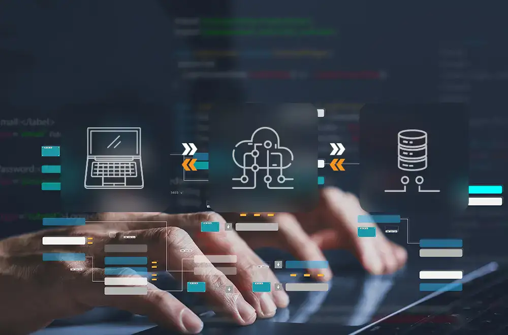 Representación de la integración mediante API que permite a MyCavi conectar los catálogos de importadores y actualizar su información en tiempo real.